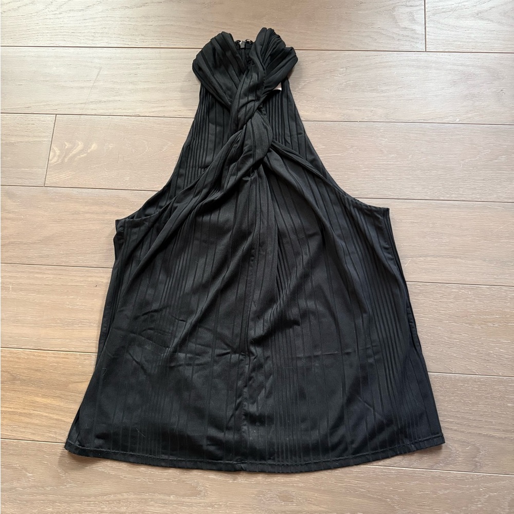 Anine Bing Black Halter Top